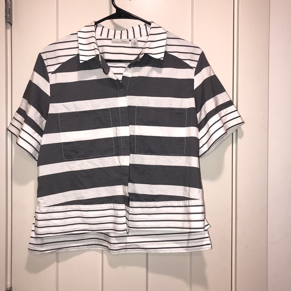 Halogen striped button up - Picture 2 of 6